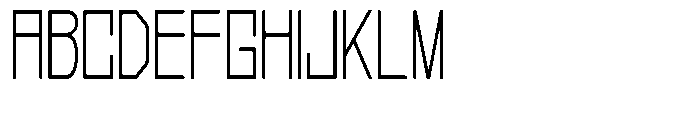 Regglid Sans Extra Light Condensed Font UPPERCASE