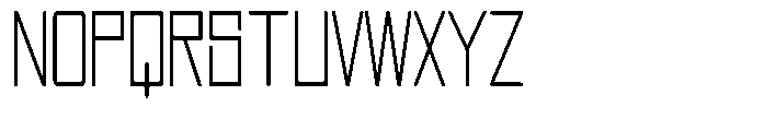 Regglid Sans Extra Light Condensed Font UPPERCASE