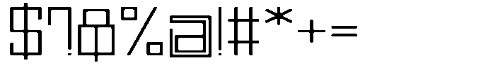 Regglid Sans Extra Light Expanded Font OTHER CHARS