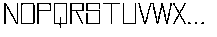 Regglid Sans Extra Light Expanded Font UPPERCASE