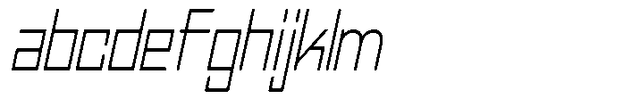 Regglid Sans Extra Light Slanted Condensed FONT
