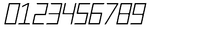 Regglid Sans Extra Light Slanted Font OTHER CHARS