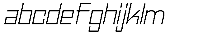 Regglid Sans Extra Light Slanted FONT