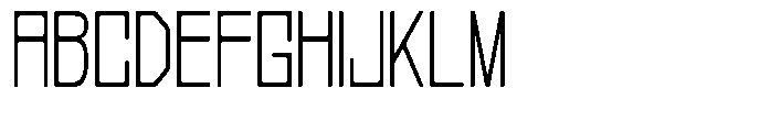 Regglid Sans Light Condensed Font UPPERCASE