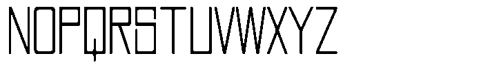 Regglid Sans Light Condensed Font UPPERCASE