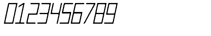 Regglid Sans Light Slanted Condensed Font OTHER CHARS