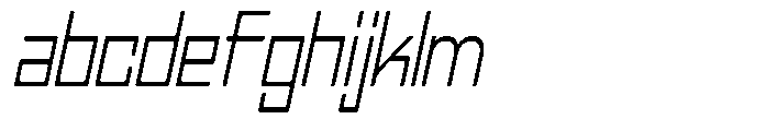 Regglid Sans Light Slanted Condensed FONT