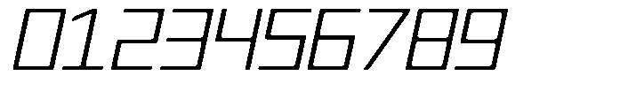 Regglid Sans Light Slanted Expanded Font OTHER CHARS