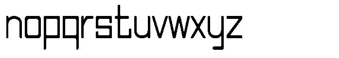 Regglid Sans Medium Condensed Font LOWERCASE