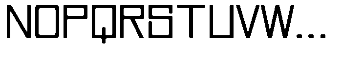 Regglid Sans Medium Expanded Font UPPERCASE