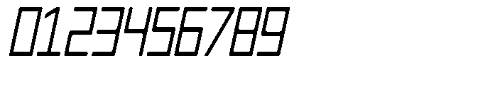Regglid Sans Medium Slanted Condensed Font OTHER CHARS