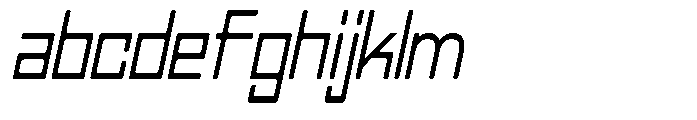 Regglid Sans Medium Slanted Condensed FONT
