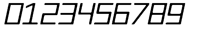 Regglid Sans Medium Slanted Expanded Font OTHER CHARS