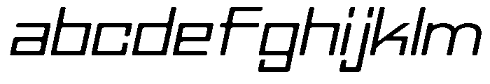Regglid Sans Medium Slanted Expanded FONT