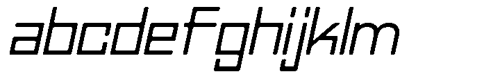 Regglid Sans Medium Slanted FONT