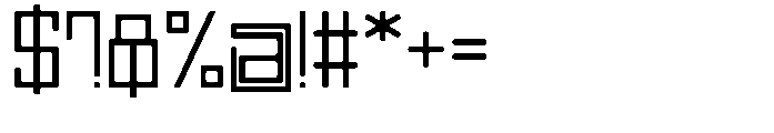 Regglid Sans Regular Font OTHER CHARS