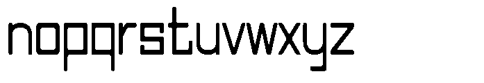 Regglid Sans Semi Bold Condensed Font LOWERCASE