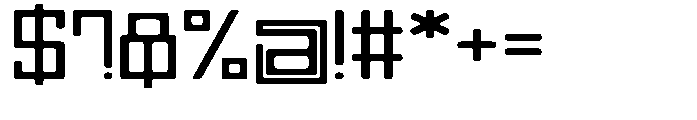Regglid Sans Semi Bold Expanded Font OTHER CHARS