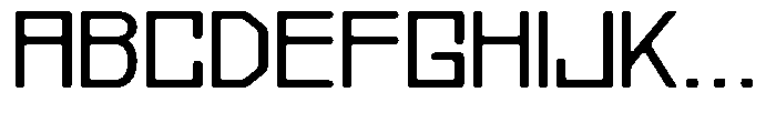 Regglid Sans Semi Bold Expanded Font UPPERCASE