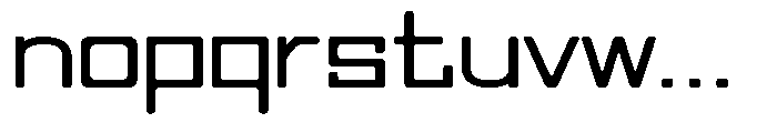 Regglid Sans Semi Bold Expanded Font LOWERCASE
