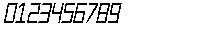Regglid Sans Semi Bold Slanted Condensed Font OTHER CHARS
