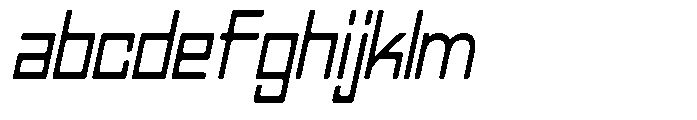 Regglid Sans Semi Bold Slanted Condensed FONT