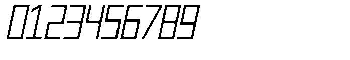 Regglid Sans Slanted Condensed Font OTHER CHARS