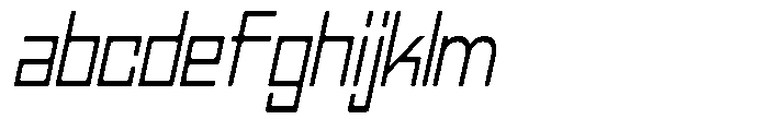 Regglid Sans Slanted Condensed FONT