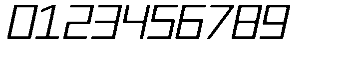 Regglid Sans Slanted Expanded Font OTHER CHARS