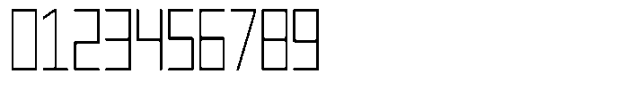 Regglid Sans Thin Condensed Font OTHER CHARS