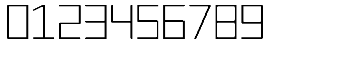 Regglid Sans Thin Expanded Font OTHER CHARS