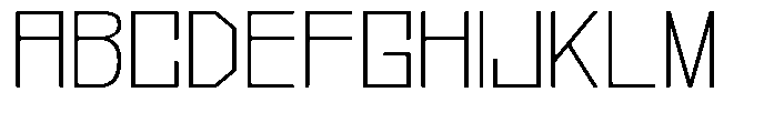 Regglid Sans Thin Expanded Font UPPERCASE