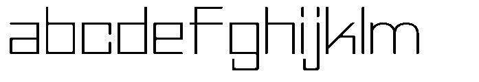 Regglid Sans Thin Expanded FONT