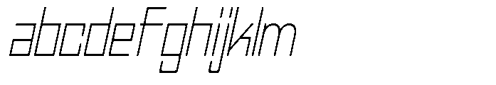 Regglid Sans Thin Slanted Condensed FONT