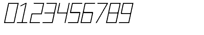Regglid Sans Thin Slanted Font OTHER CHARS