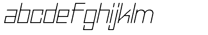 Regglid Sans Thin Slanted FONT