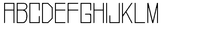 Regglid Sans Thin Font UPPERCASE