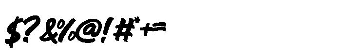 Reginetta Font OTHER CHARS