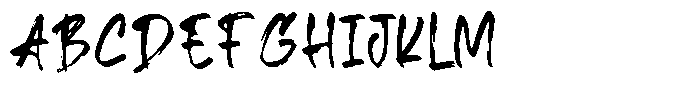 Reginy Font UPPERCASE