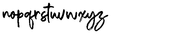 Reginy Font LOWERCASE