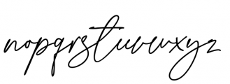 Regiola Script Regular Font LOWERCASE