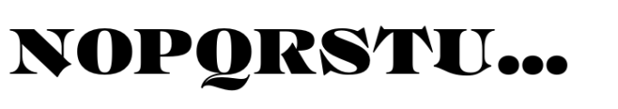 Regional Black Font UPPERCASE