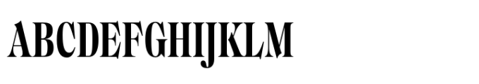 Regional Bold Condensed Font UPPERCASE