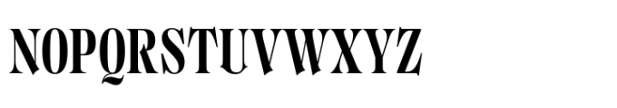 Regional Bold Condensed Font UPPERCASE