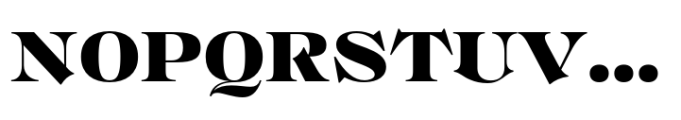 Regional Extra Bold Font UPPERCASE