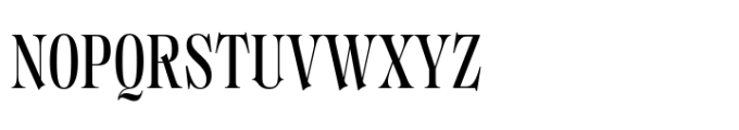 Regional Medium Condensed Font UPPERCASE