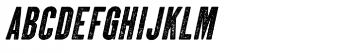 Regional News JNL Oblique Font UPPERCASE