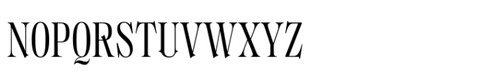 Regional Regular Condensed Font UPPERCASE