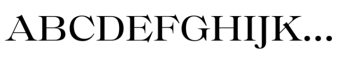Regional Regular Font UPPERCASE