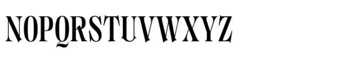 Regional Semi Bold Condensed Font UPPERCASE